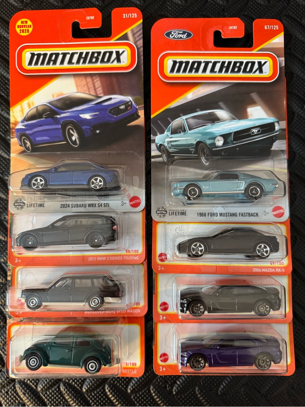 Matchbox mainlines lot of 8 cars
